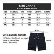 Men’s Casual 2-Piece Cotton T-Shirt and Shorts Tracksuit