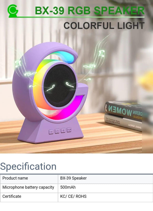 Touch Lamp Wireless Speaker with Voice Control – Delivering 5 Watts of High-Quality Audio