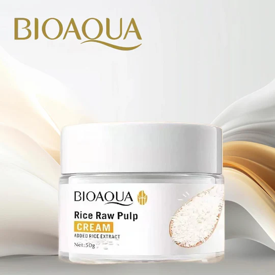 Bioaqua Rice Raw Pulp Face Cream – 50g