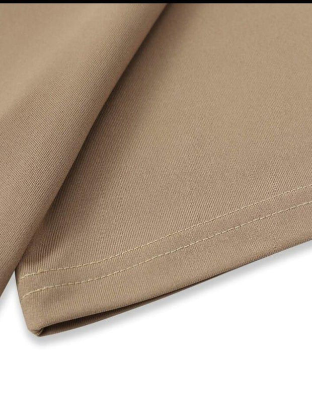"Men’s 2-Piece Plain Polyester Tracksuit Set"