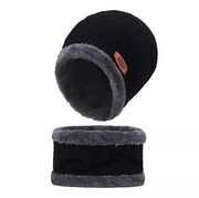 Unisex Beanie Wool Cap With Neck Warmer